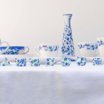 Full Art Dice™ Porcelain kauliukų rinkinys Q-WORKSHOP